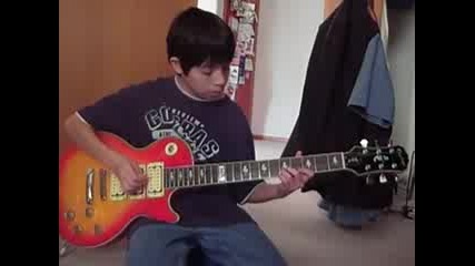 12 Yr - Old Kid Covers Ac Dcs You Shook Me All Night Long.mp4