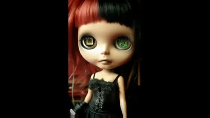 Сладка Cybergoth Кукличка - Custom Blythe