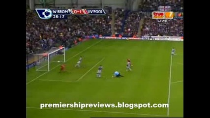 West Bromwich Albion 0 - 2 Liverpool с гол на steven gerrard