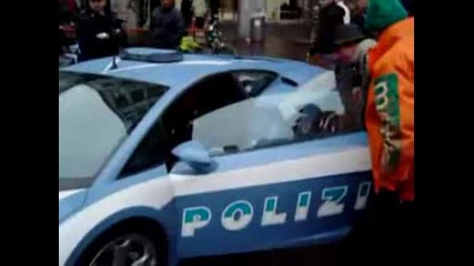 Lamborghini police car