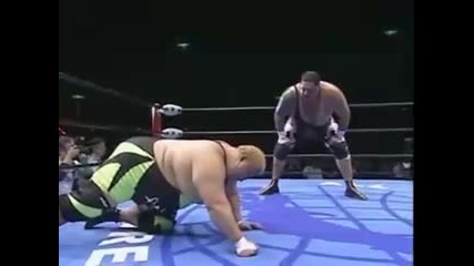 A J P W 11.3.2008 - Ryota Hama vs. Akebono 