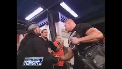 Brock Lesnar Meets Cm Punk And Mr.kennedy 