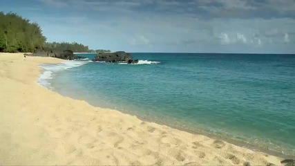 Hawaii Tsunami 2010 - Fleeing Girl on Beach ruins shot or Not ! ; - ) Relax Now 