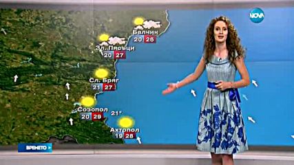 Прогноза за времето (18.06.2016 - обедна)