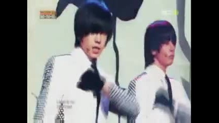 2pm - Tired Of Waiting + Heartbeat [music Core 16.01.2010]