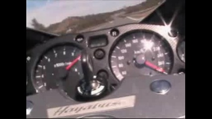 Suzuki Hayabusa Вдига 300 Km/h