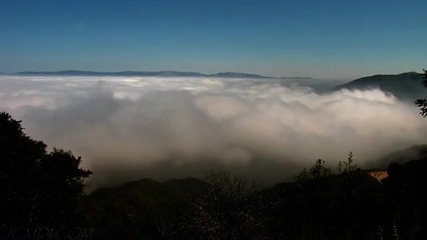 Природа - Cloudland Timelapse Marine Layer over San Fernando Santa Cl 