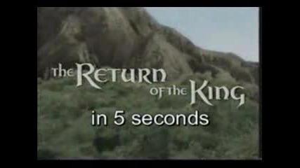 Lord Of The Rings In 5 Seconds :d
