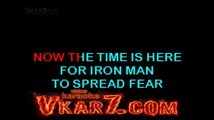 Black Sabbath - Iron Man - karaoke Instrmental 