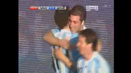 07.09.2010 Аржентина 2 - 0 Испания гол на Гонзало Игуаин 
