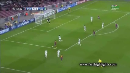 11.12.2013 Барселона - Селтик 6:1