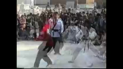 Real fight kung fu vs taekwondo (master Ehsan Shafiq) 