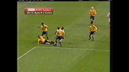 2001 Ajax Amsterdam (holland) 1 -celtic Glasgow (scotland) 3 champions League