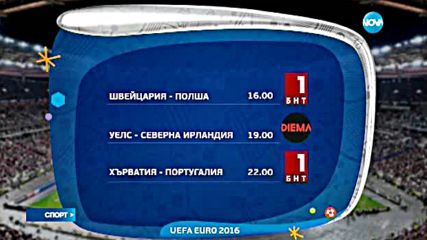 Спортни Новини (25.06.2016 - обедна емисия)