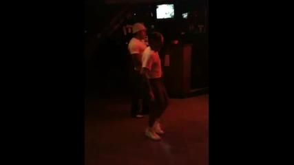 {lil slip} Jeff having a dance contest with Uncle Bob Up and Down