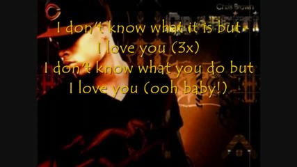 Chris Brown feat. Ester Dean - I Love U with lyrics