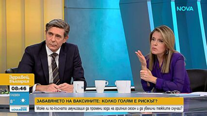 Проф. Ива Христова: Дори ваксините да закъснеят, предишната имунизация ни дава базисна защита