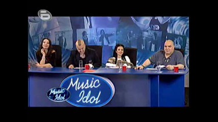 Music Idol 3 - Марян Димитров , Патриотът От Враца, Който Просто Закла Журито 10.03.09