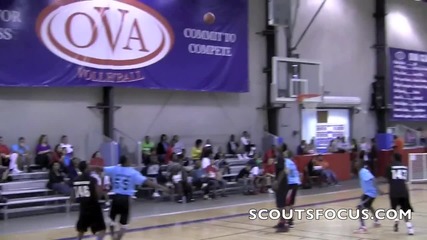 Kedar Edwards throws it off the backboard to himself over a Defender!