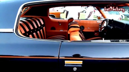 Black Orange 72 Chevy Caprice Donk on 26