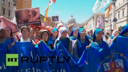 Holy See: Pro-lifers 'March for Life' in Vatican City