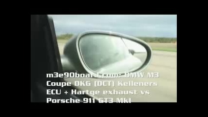 Bmw M3 E92 vs Porsche 911 Gt3 