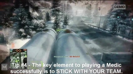 Battlefield - Bad Company 2 - Muzzafuzzas 5 Medic Tips (bfbc2 Gameplay - Commentary) 