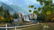 Mountain Waterfall 3D Screensaver - Макс графика