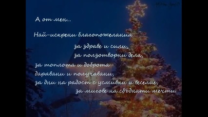 Тиха нощ, свята нощ ... Весели коледни и Новогодишни празници !