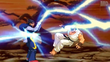 One Minute Melee - Ryu Vs Jin (street Fighter vs Tekken)