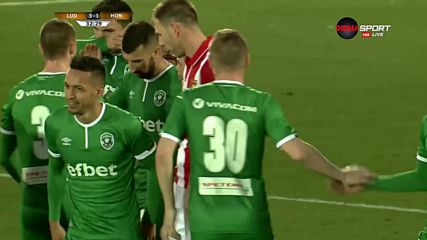 Лудогорец - Хонвед 3:1 /първо полувреме/
