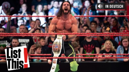 5 Superstars mit den meisten Siegen in 2018 - WWE List This! (DEUTSCH)