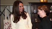 Kate Middleton Visits the Set of Downton Abbey