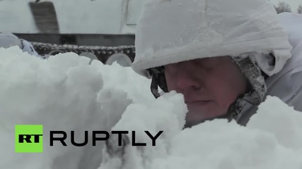 Арктическата пехота на Русия проведе полеви изпитания на Atv ,,руслан" в Арктика