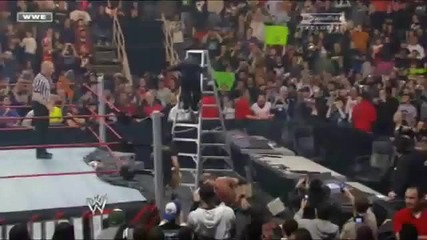 Jeff Hardy - Crossbody from a Ladder
