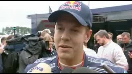 Sebastian Vettel interview after qualifications - Germany 2009