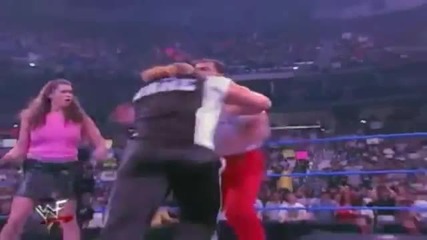 Summerslam 2000- The Rock vs Hhh vs Kurt Angle promo