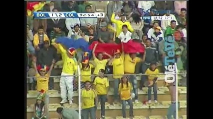 Гол на Фалкао в последната минута - Световни клалификации 2014 - Боливия - Колумбия - 1-2