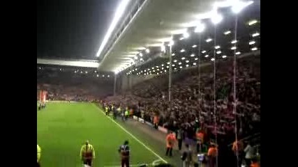 Liverpool - You`ll never walk alone live at Anfield Road