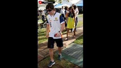 Fernando Alonso & Raquel del Rosario 