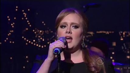 Adele - Rolling In The Deep | David Letterman Live| 