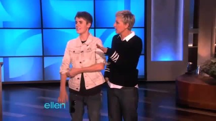 Джъстин в шоуто на Ellen 