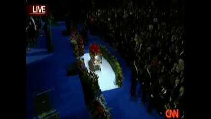 Michael Jackson Memorial [посрещането на ковчега на Краля в Staples Center]