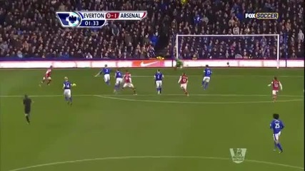 Евертън - Арсенал 1:1 ( Англия, Висша лига (28-11-2012)