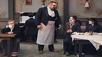 Charlie Chaplin - The Immigrant (laurel & Hardy) Colorization.mp4