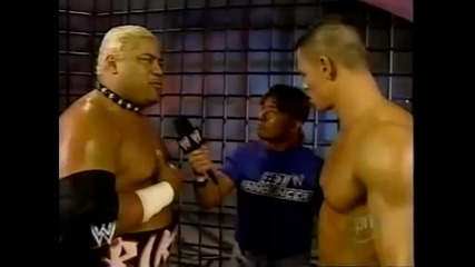 Wwe Smackdown 7.11.2002 John Cena Funaki And Rikishi Backstage