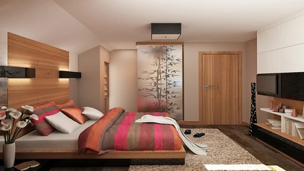 Истерия Дизайн - 3d проект /визуализация/ на спалня