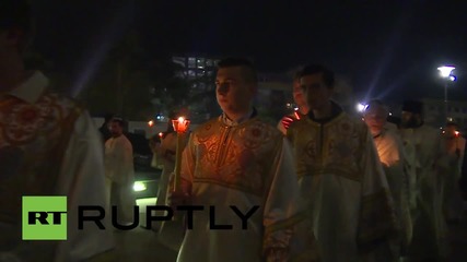 Serbia: Holy Fire in Belgrade for first time for Orthodox Easter