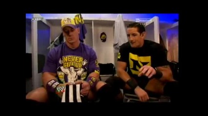 Wwe.survivor.series.2010. John Cena And Wade Barrett Backstage 