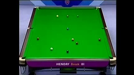 Stephen Hendry Break Building Masterpiece